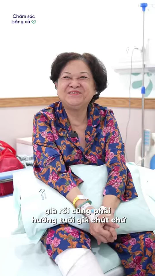 Bệnh nhân 70 tuổi chấm dứt 20 năm đau khớp gối an hưởng tuổi già tại Bệnh Viện Đa Khoa Sante